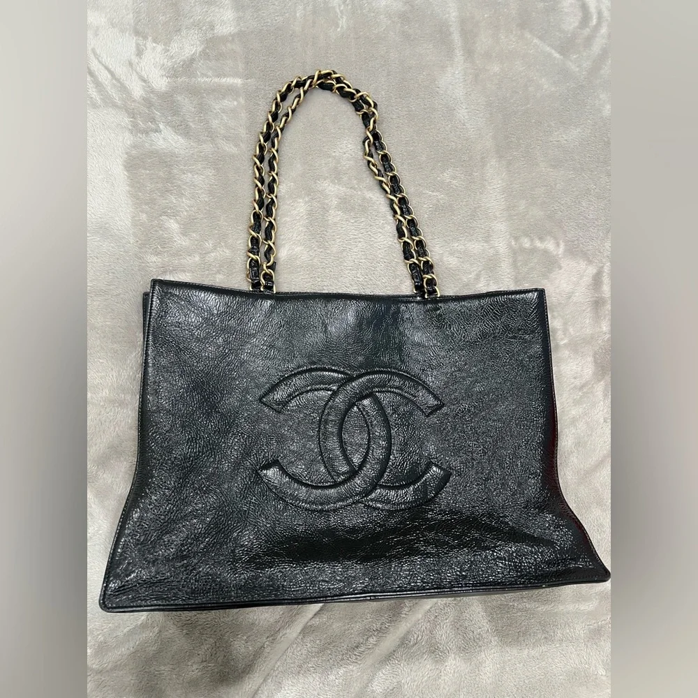 CHANEL Paris-31 Rue Cambon Timeless CC Large Shopper Bag Shiny Aged Calfskin - Picture 2 of 6